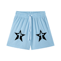 Mesh Drawstring Shorts
