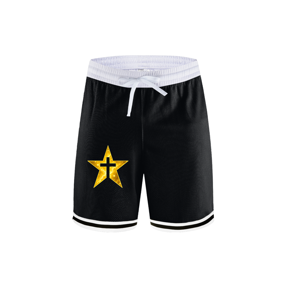 Black Trim Basketball Shorts