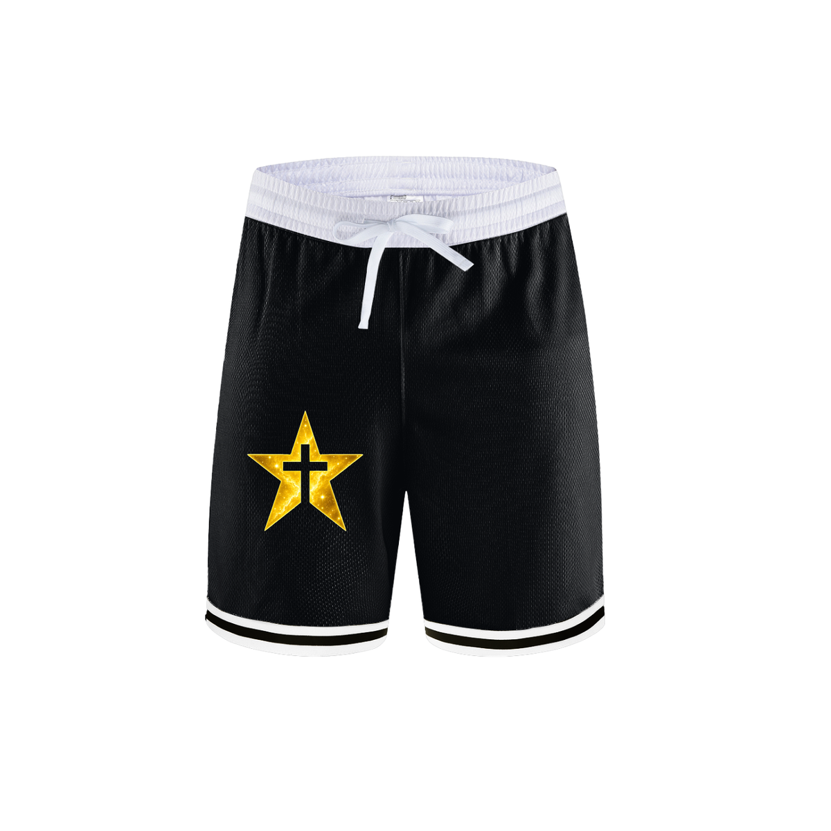 Black Trim Basketball Shorts