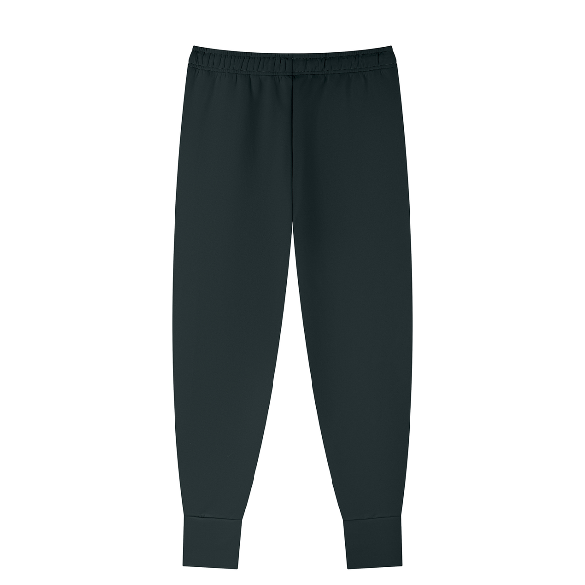 Black & Red Tapered Leg Drawstring Joggers