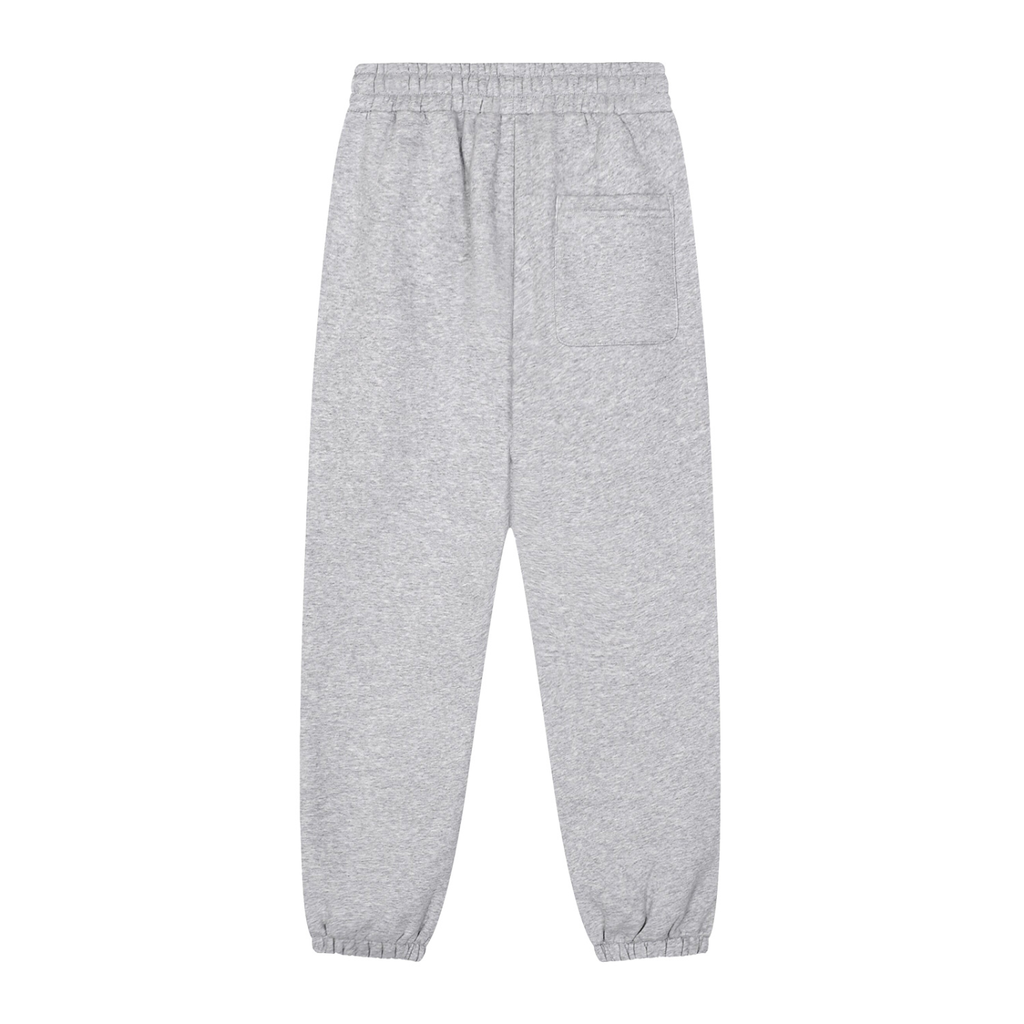 Grey & Yellow Fleece Jogged Sweatpants