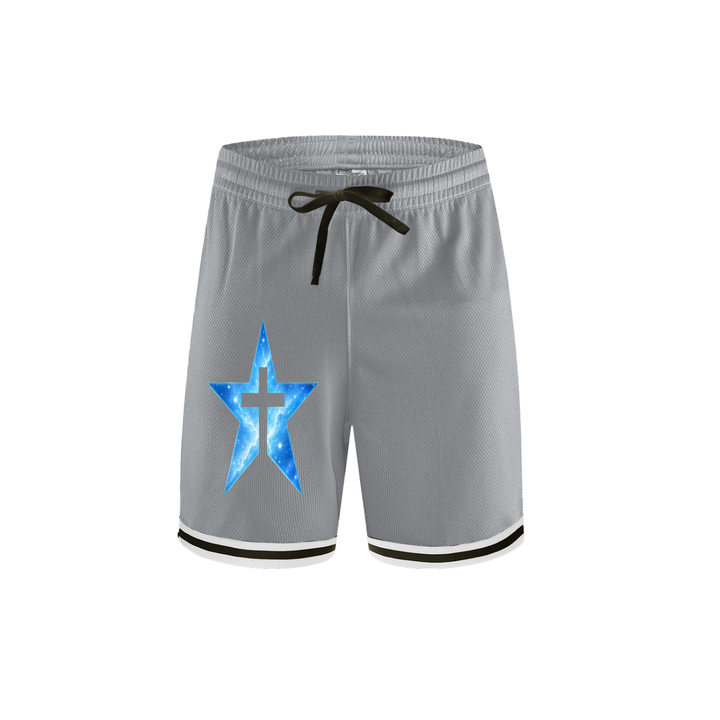Grey Trim Basketball Shorts